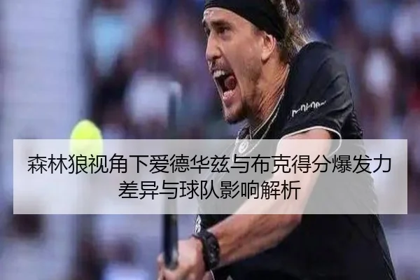 森林狼视角下爱德华兹与布克得分爆发力差异与球队影响解析